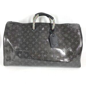 LOUIS VUITTON M43901 Monogram Eclipse Glaze Isetan Keepall-Bandouliere 50